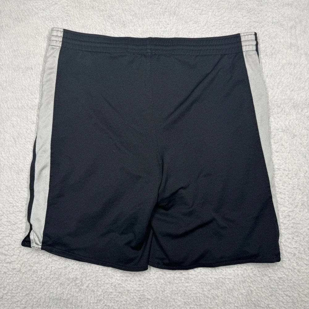 Vintage‎ Nike Basketball Shorts Black Mesh Athletic Training 9 Inseam Men's XL